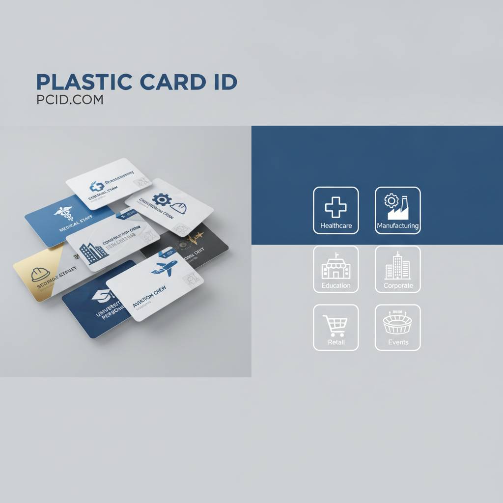Industries We Serve With Custom Employee ID Cards
