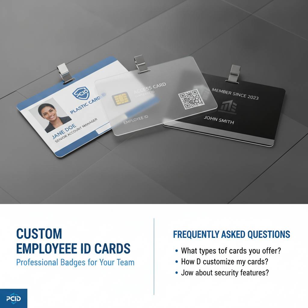 Frequently Asked Questions About Custom Employee ID Cards