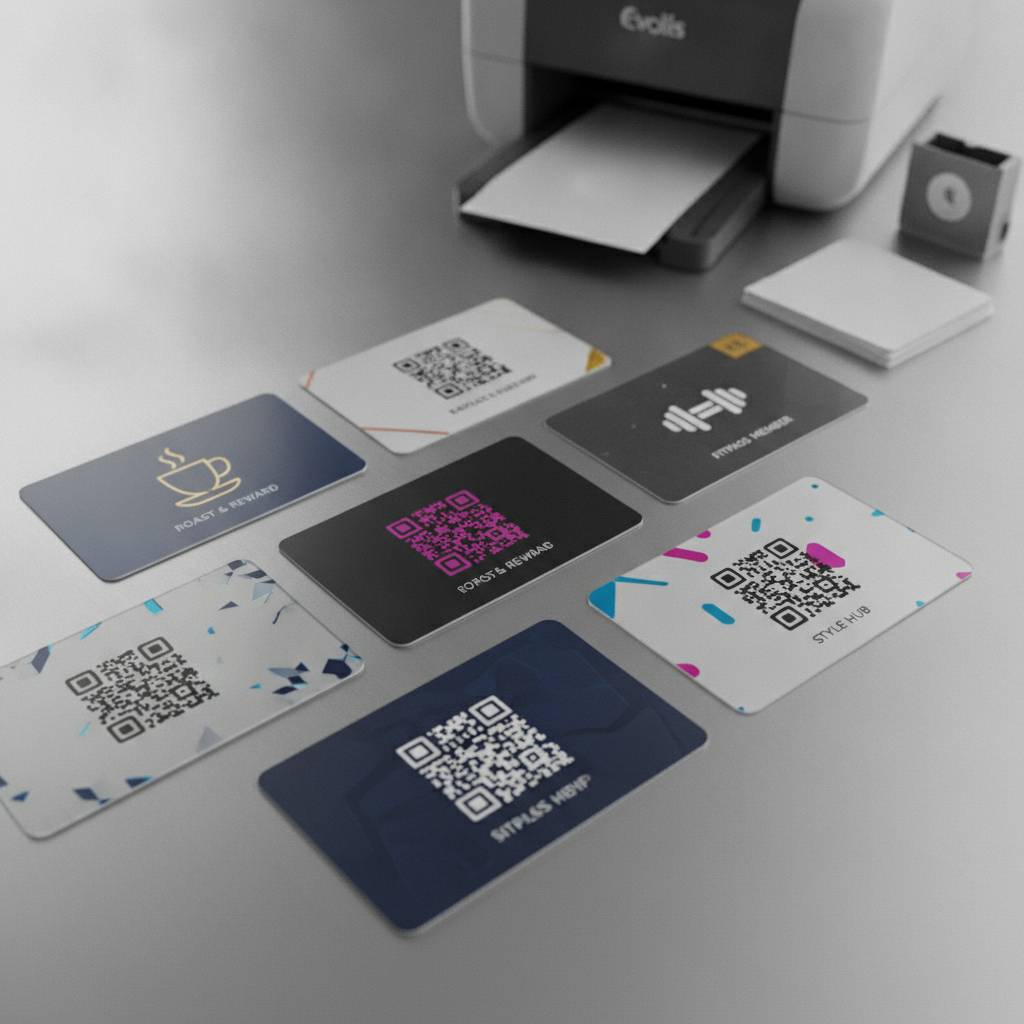Custom QR Code Cards for Loyalty Programs