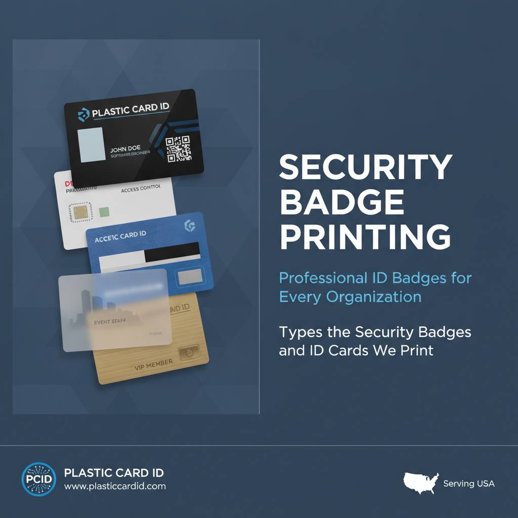 Types of Security Badges and ID Cards We Print